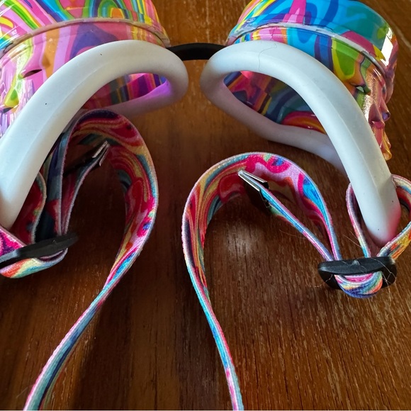 GloFX Kandi Swirl Padded Kaleidoscope Goggles - Picture 4 of 7